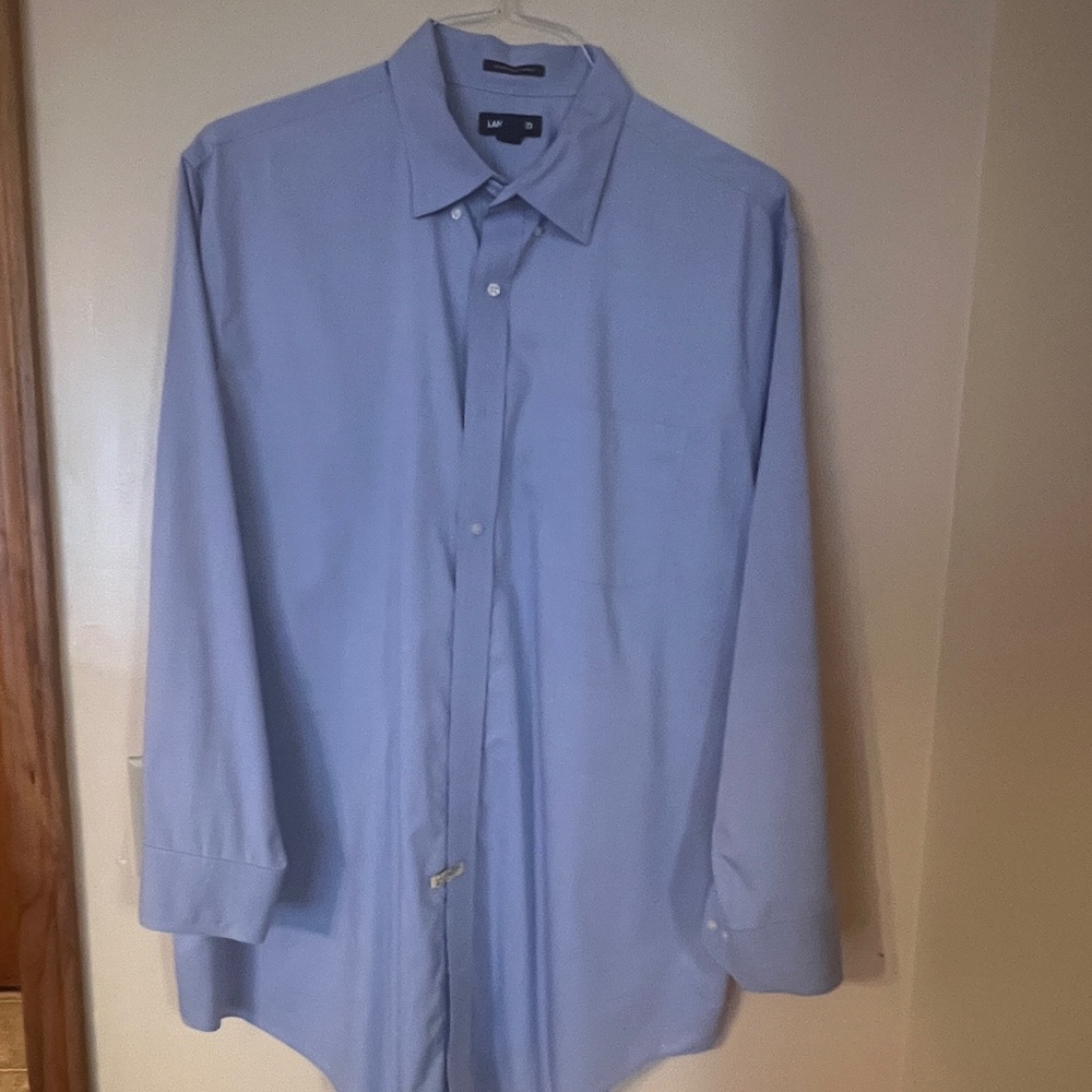 Men’s blue button down - Lands End